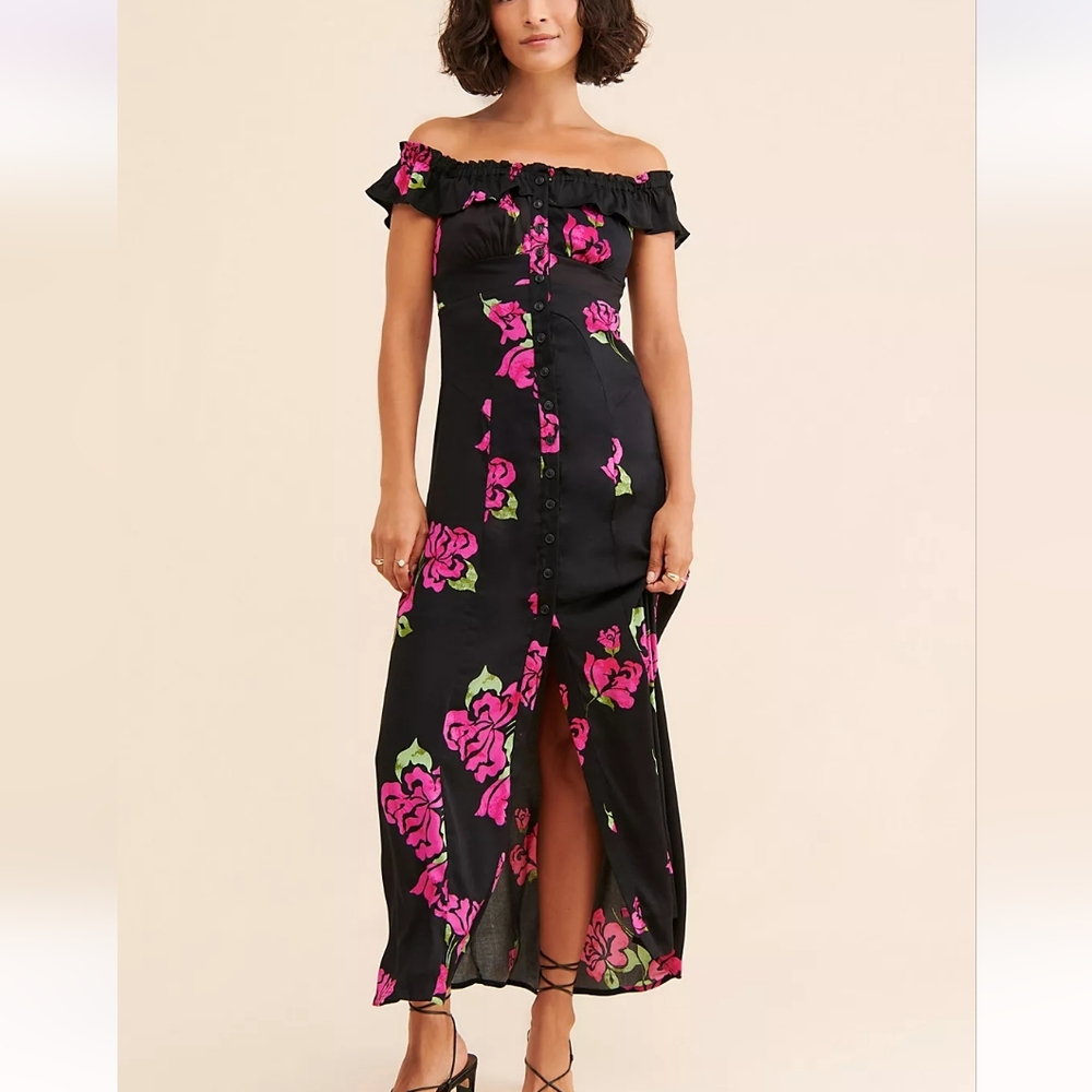 $168 Free People She's A Dream Maxi Dress Size XS